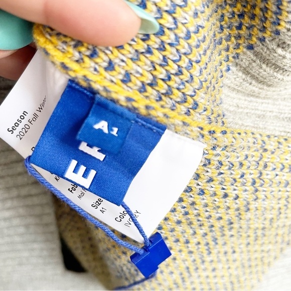 Ader Error Gray Wool Cardigan Jacket - Picture 14 of 14